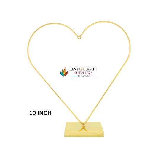 10" Heart Hoop Stand