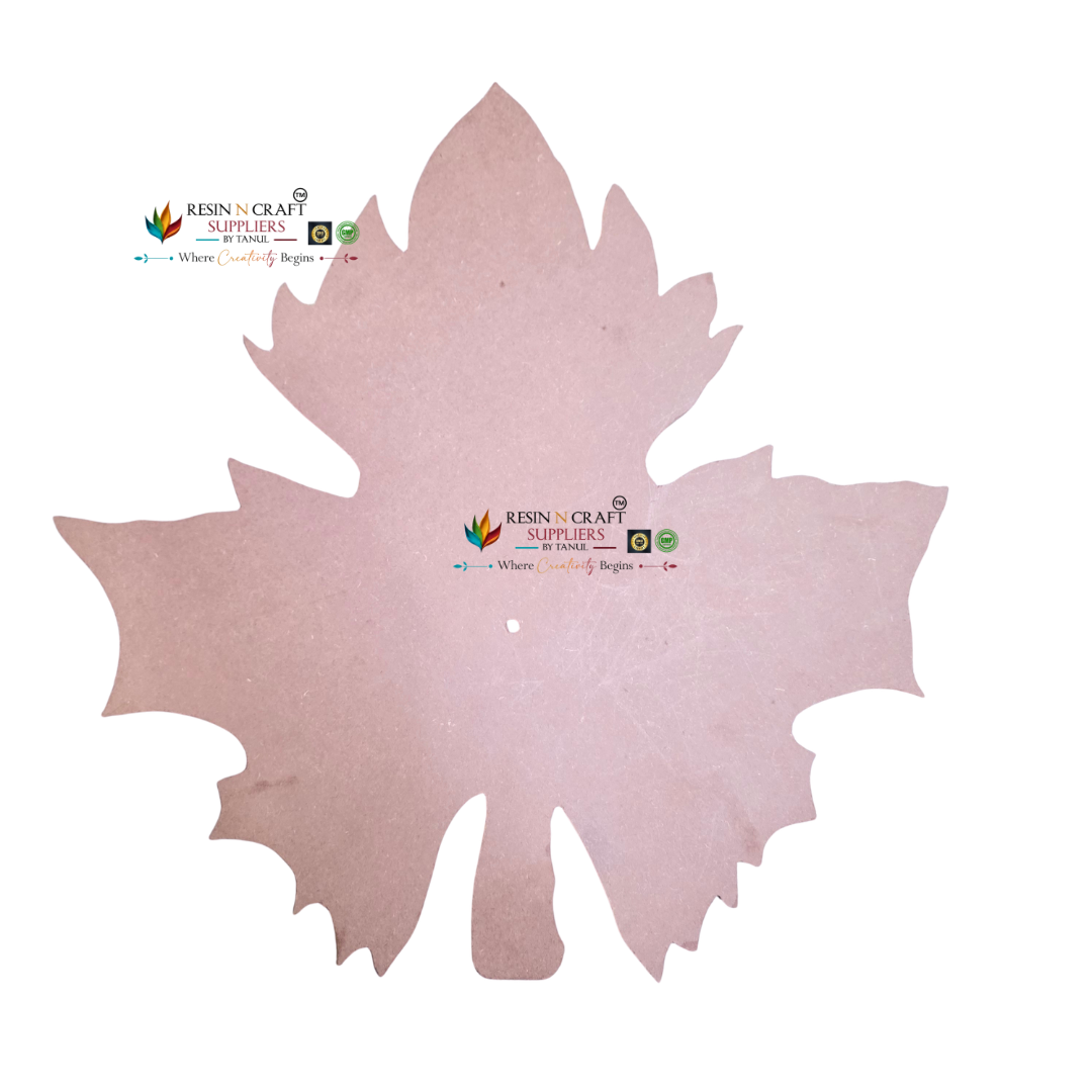 Maple Leaf MDF Clock Base – 18 x 18 Inch (8mm Thick)