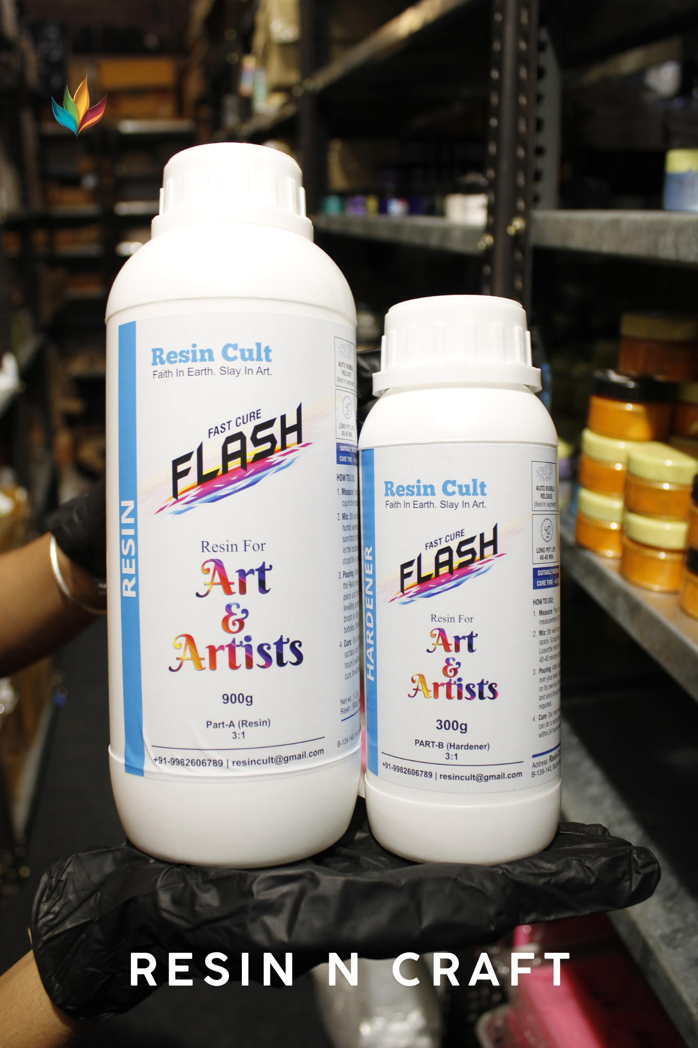 Flash Fast Cure Resin 3:1 1.2kg Kit