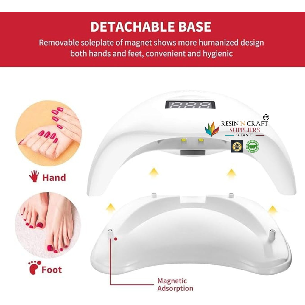 BIG UV LAMP / 48w 24 LEDs Automatic Sensor LED UV Lamp Manicure Pedicure Tool