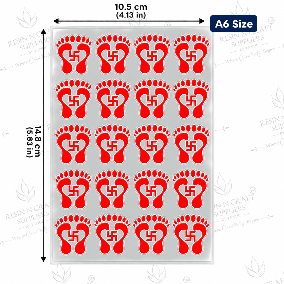 Color Peel & Stick UV DTF Sticker – A6 Size (UVS - 213)
