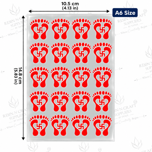 Color Peel & Stick UV DTF Sticker – A6 Size (UVS - 213)