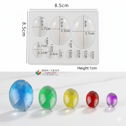 12 Cavity Gemstone Mold Jewellery & Pendant