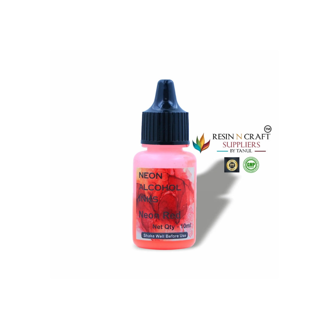 Neon Alcohol Ink – 10g Each | Pack of 6 Colors & Single Colors Available