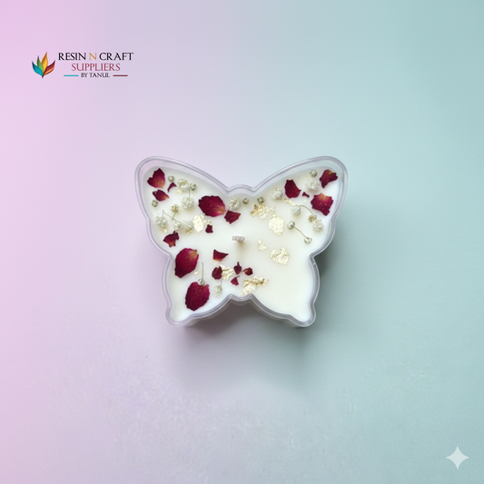 Polycarbonate Holder For Candle – Butterfly (4.7*4 cm) RPM322