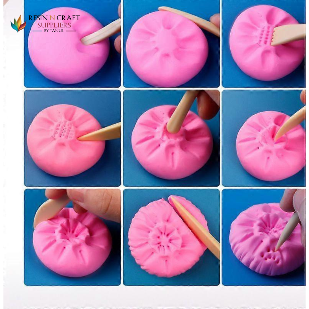 Clay modeling tool 10 pcs set  (RHBR22 - 37)