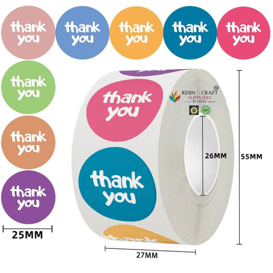 ThankYou Stickers / Thank You Tape (500 Stickers per Roll) ✨💌