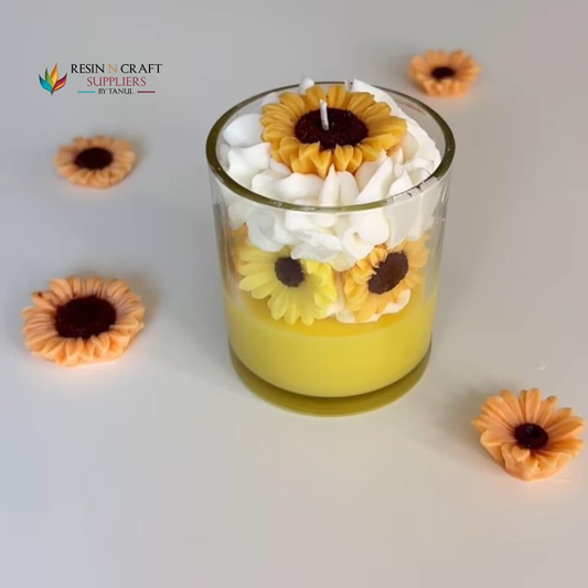 Sunflower Mould for Candle Art – Premium Silicone