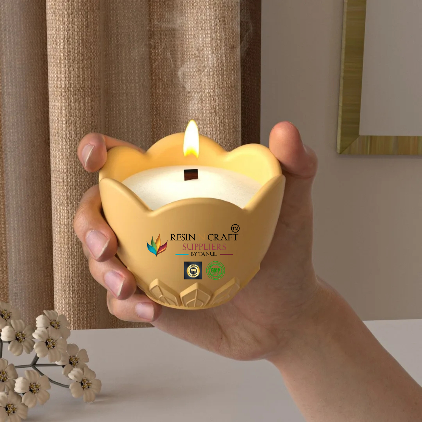 Small Flower Shape Bowl Mould for Resin, Jesmonite, Terra , Concrete , Resin & Candle