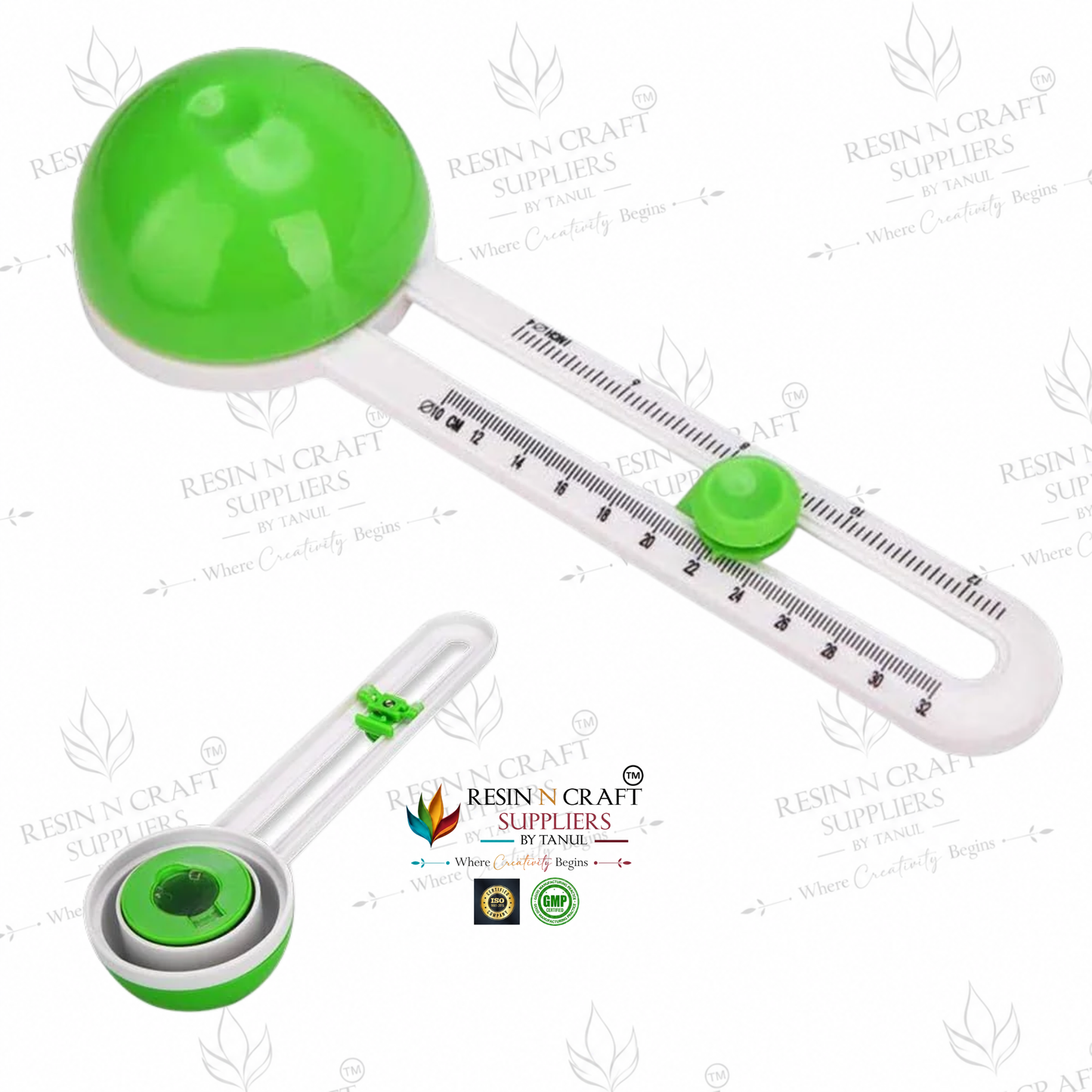 Circular Paper Cutter | Adjustable Circle Cutting Tool for Paper, Cardstock, Vinyl, Foam Sheet & DIY Crafts