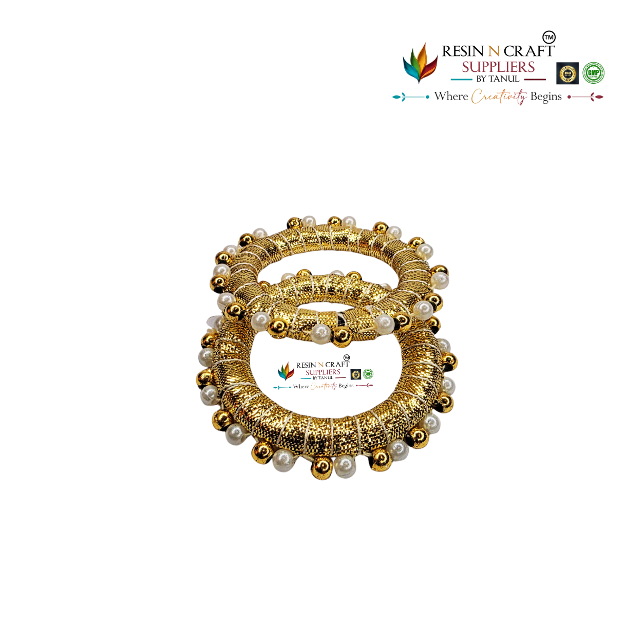Traditional Pearl Ring (Golden Shinny) Moti Pearl Ring