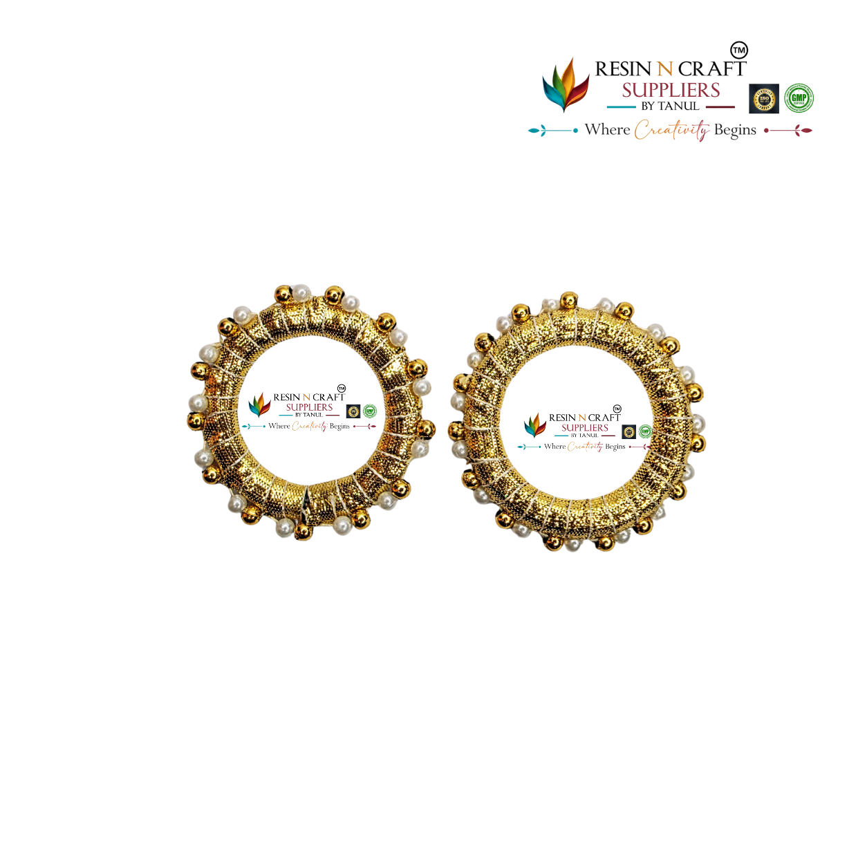 Traditional Pearl Ring (Golden Shinny) Moti Pearl Ring