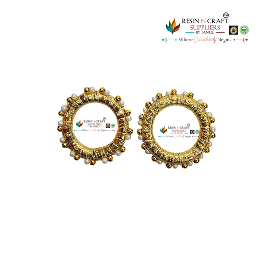 Traditional Pearl Ring (Golden Shinny) Moti Pearl Ring