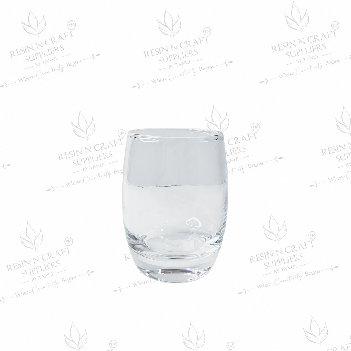 Classic Clear Tumbler Glass Candle Jar 3.5 Inch | Premium Candle Container | Wine & Smoothie Candle Glass | Resin Art & Gift Hamper