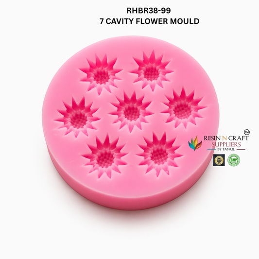 Mini Star Flower 7 Cavity Mould – RHBR38-99M