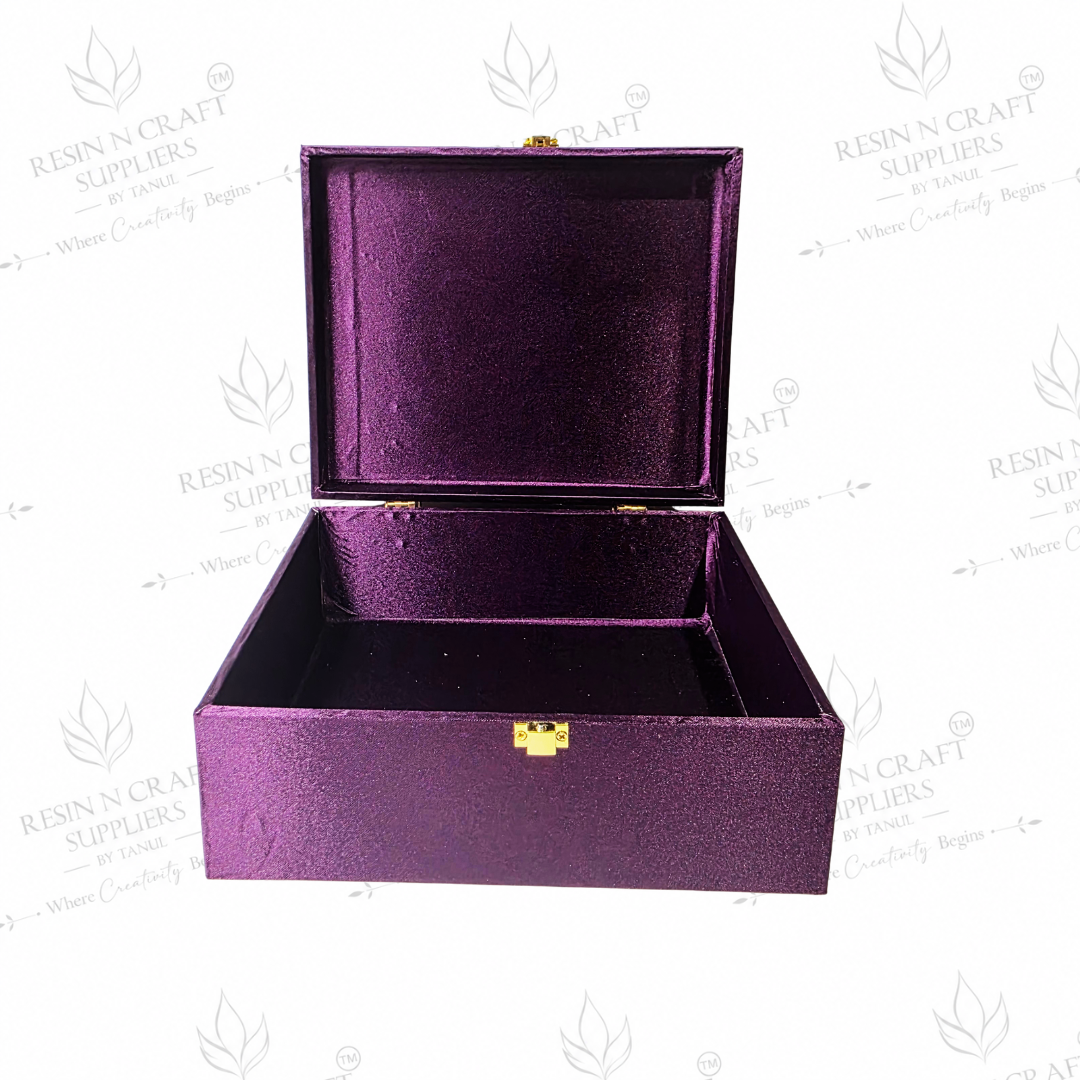 Premium Purple Rakhi Hamper Box | Punjabi Theme Luxury Gift Box   8 Inch × 9.5 Inch × 4 Inch (Deep)