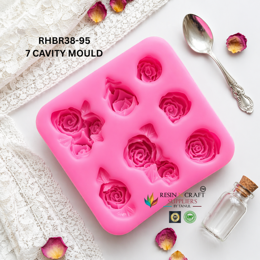 Rose Mix 7 Cavity Mould – RHBR38-95M