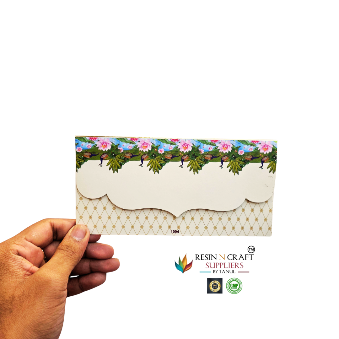 Cash Envelopes / Cash Covers 10 Pc  (Design 10)