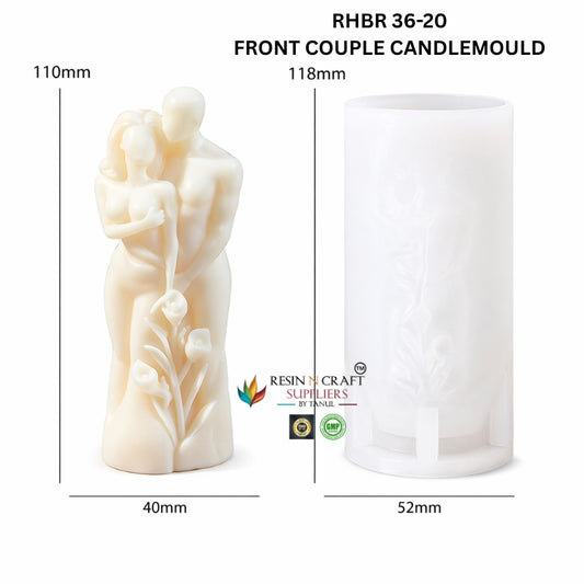 Love Couple Candle Silicone Mould RHBR36-20M