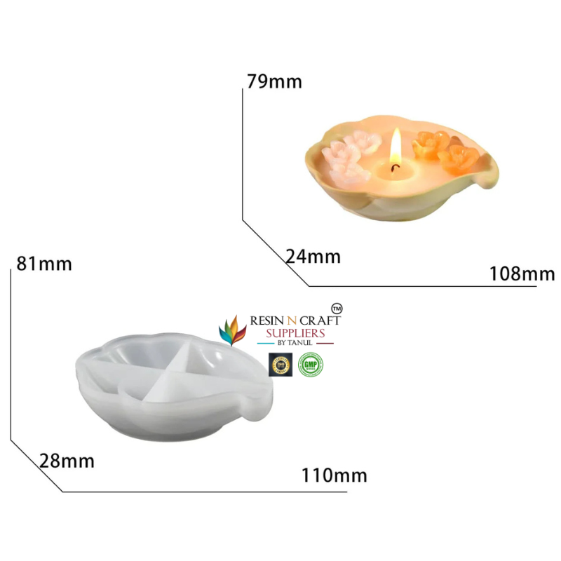 Cloud Shape Candle Dish Mould (RSM0908V)