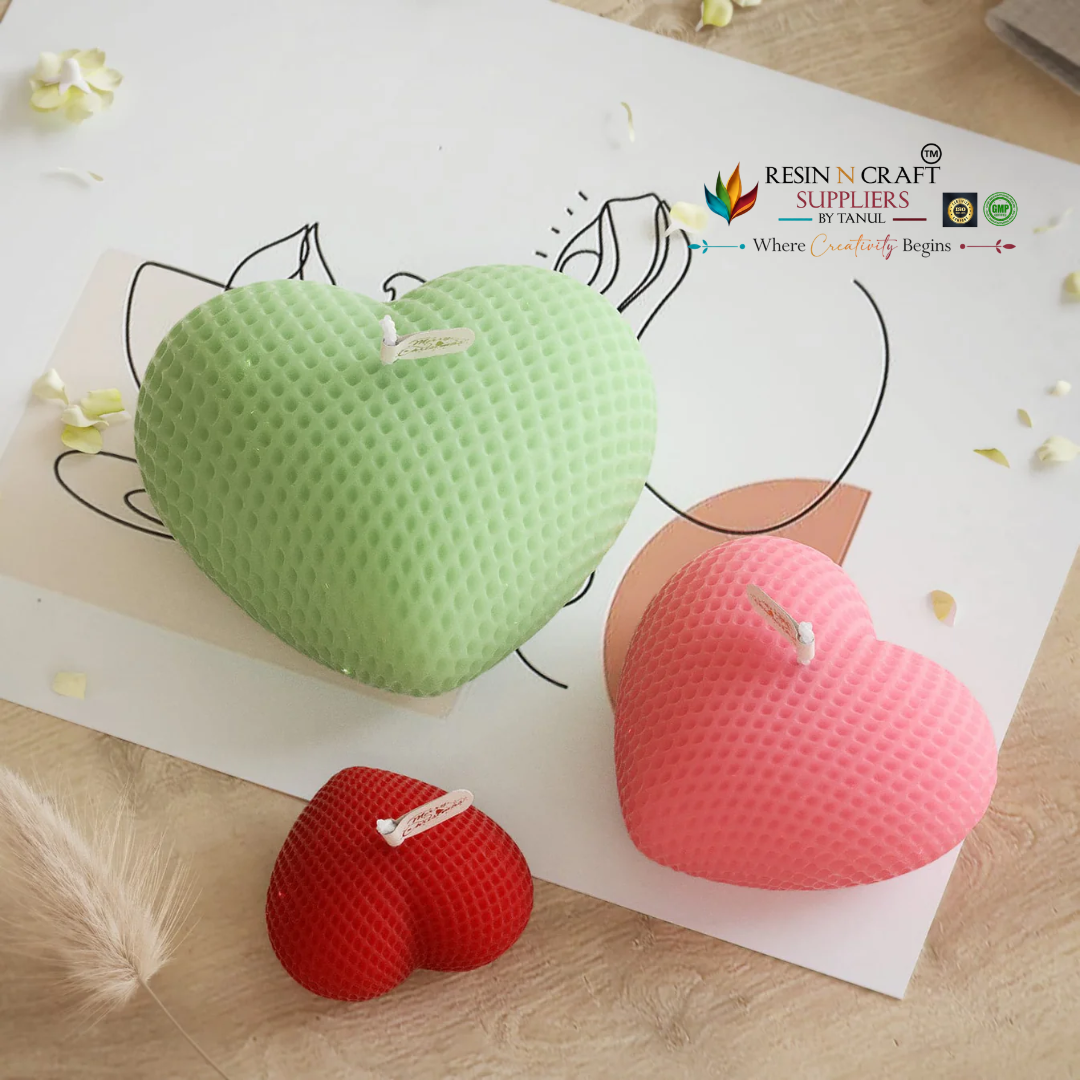 Creative Woven Shape Heart Silicon Mould (RSM1317M)