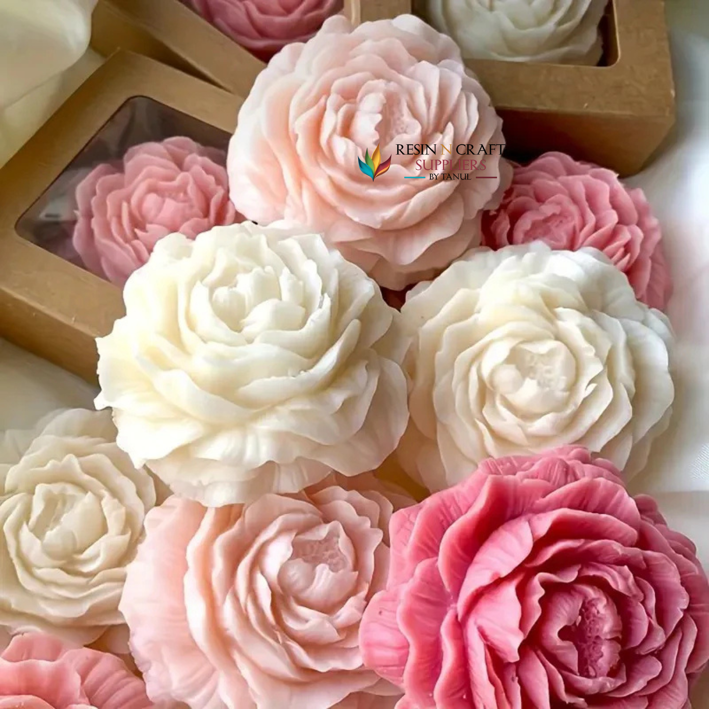 Royal Peony Bloom Silicone Mould – RWCM214