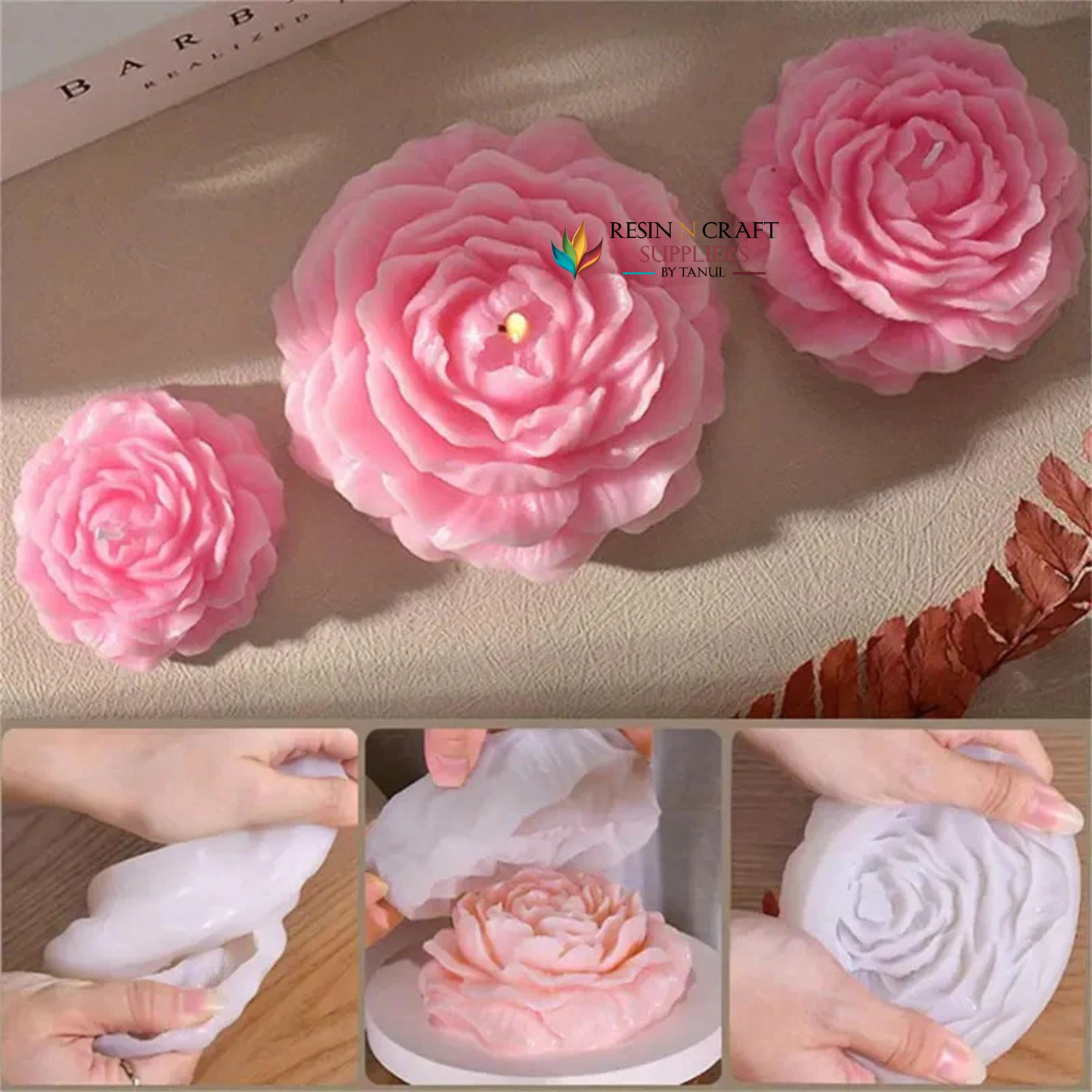 Royal Peony Bloom Silicone Mould – RWCM214