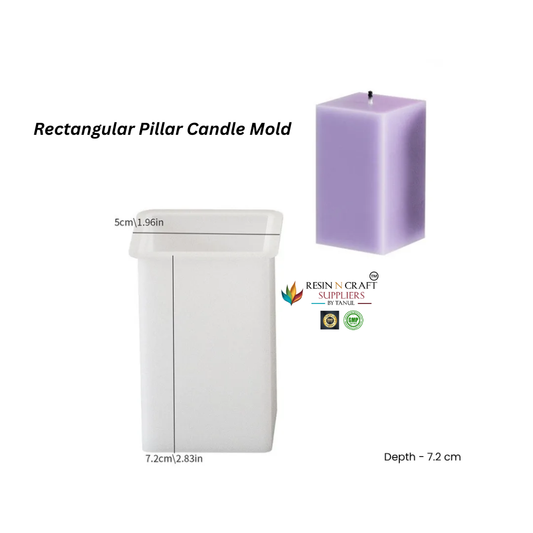 Rectangular Pillar Candle Mold – Premium Silicone Mold RDI-RCM-0018M