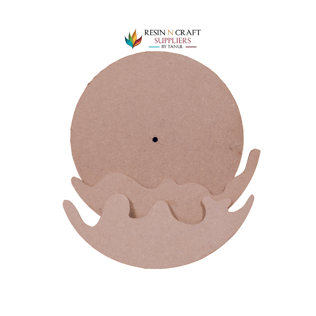 10 INCH CLOCK MDF DESIGN 1