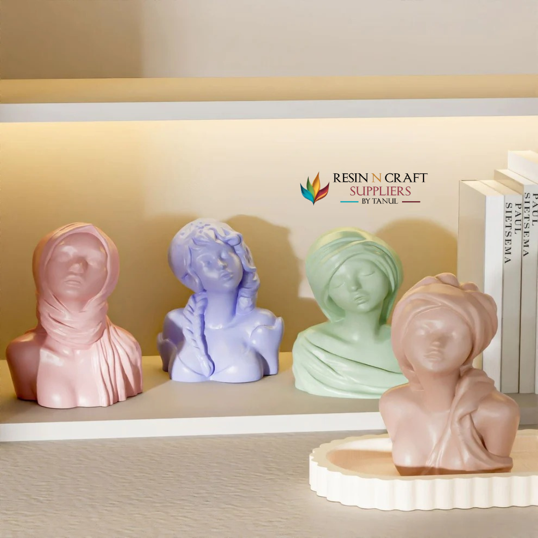 Turban Girl Statue Mould