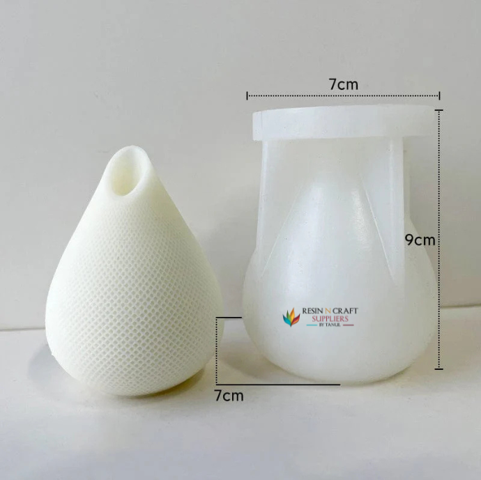 Geometric Water Drop Candle Handmade Mould