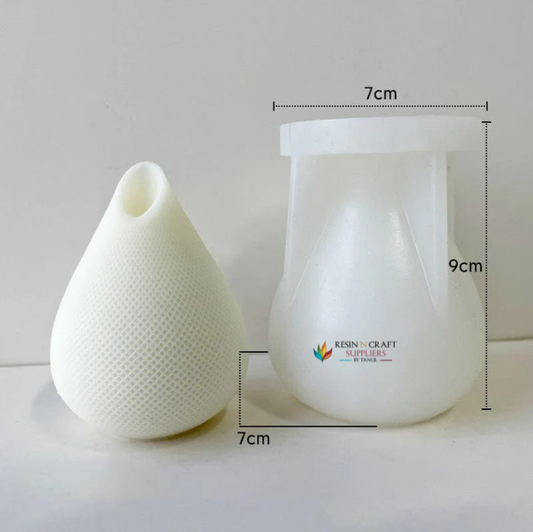 Geometric Water Drop Candle Handmade Mould