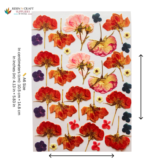 Color Peel & Stick UV DTF Sticker – A6 Size (UVS - 103)