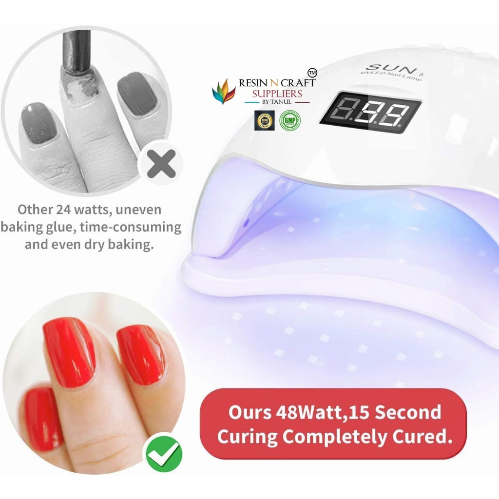 BIG UV LAMP / 48w 24 LEDs Automatic Sensor LED UV Lamp Manicure Pedicure Tool