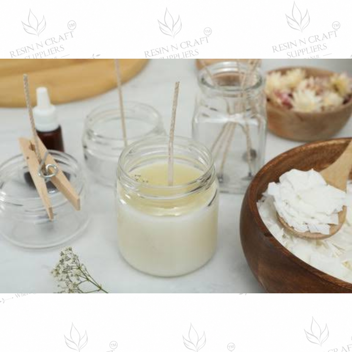 Semi Refined Paraffin Wax for Candle Making Premium  | White Wax for DIY Candles