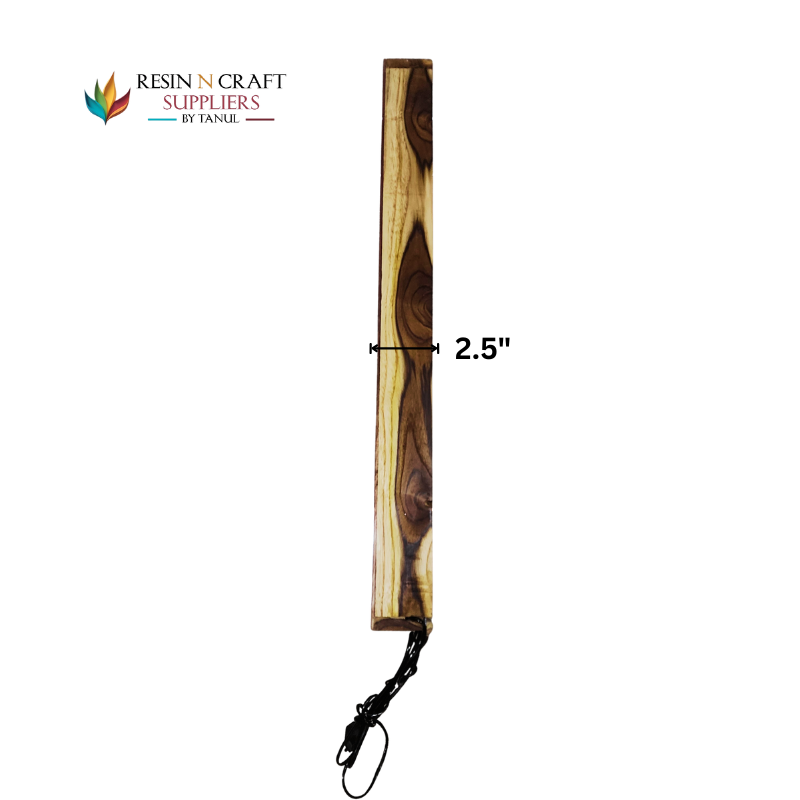 22 x 28  Inch With LED Light MDF Teakwood (3 Sections) Acrylic Slider 2 side