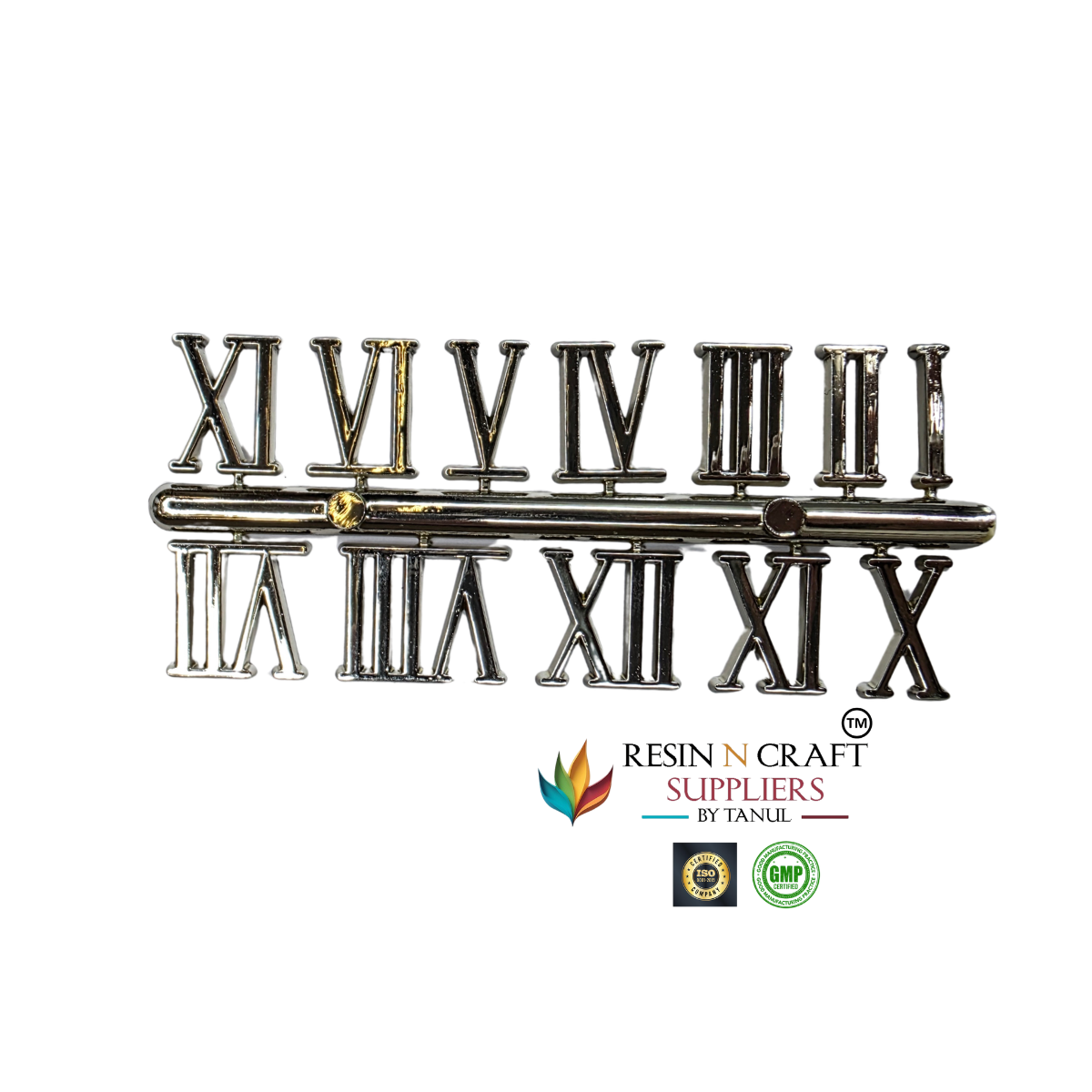 Roman Clock Number Set – 1 Inch (Approx)