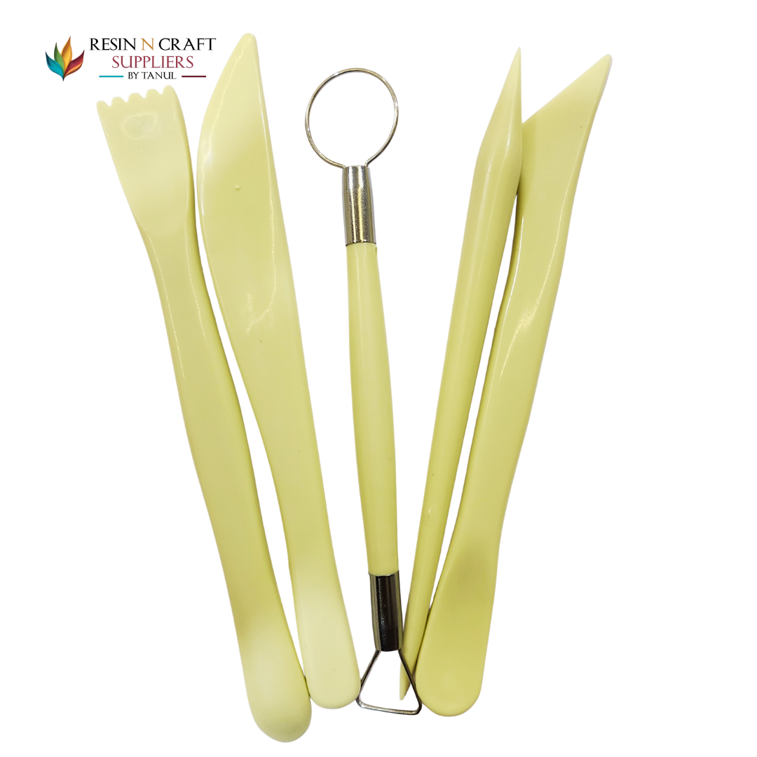 Modeling tool yellow 5 pcs set (RHBR22 - 44)