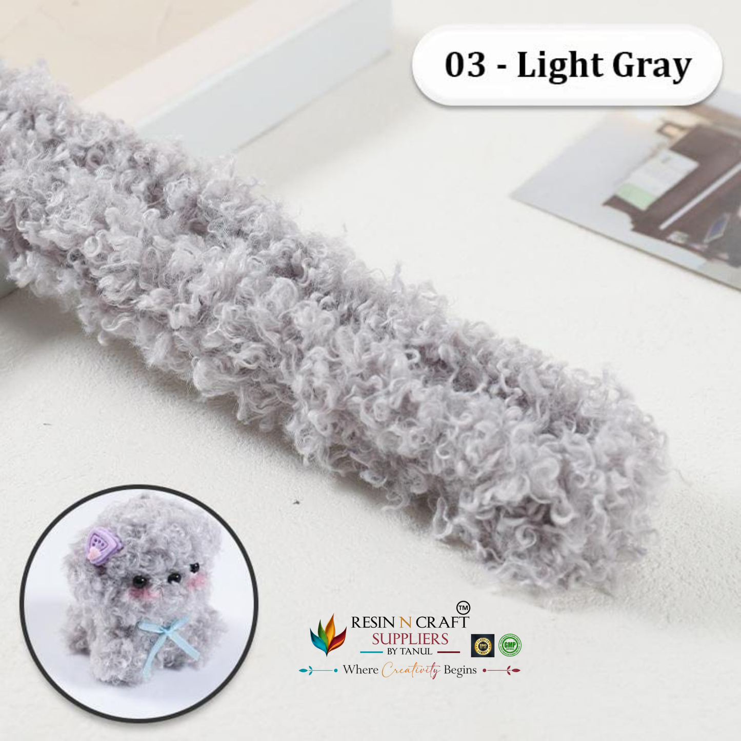 Rabbit Fur Pipe Cleaners 1Mtr Approx. (Different Colors Option)