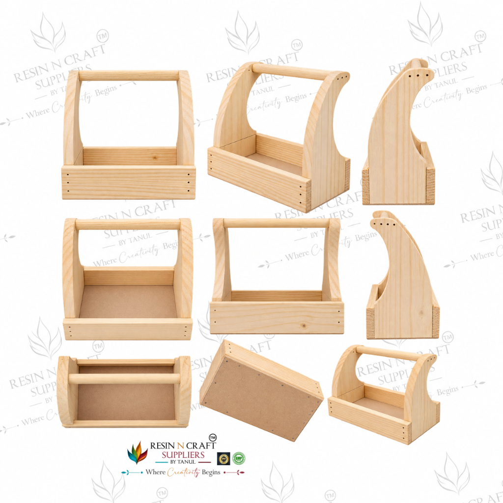Premium Hamper Combo Set – Tray + 2 Glass Jars 350 ml (WTR03 + RJ03)
