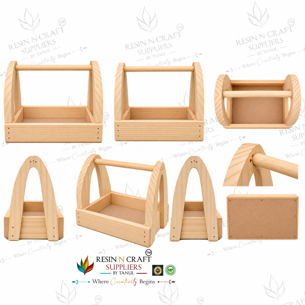 Premium Hamper Combo Set – Tray + 2 Glass Jars 350 ml (WTR04 + RJ01)
