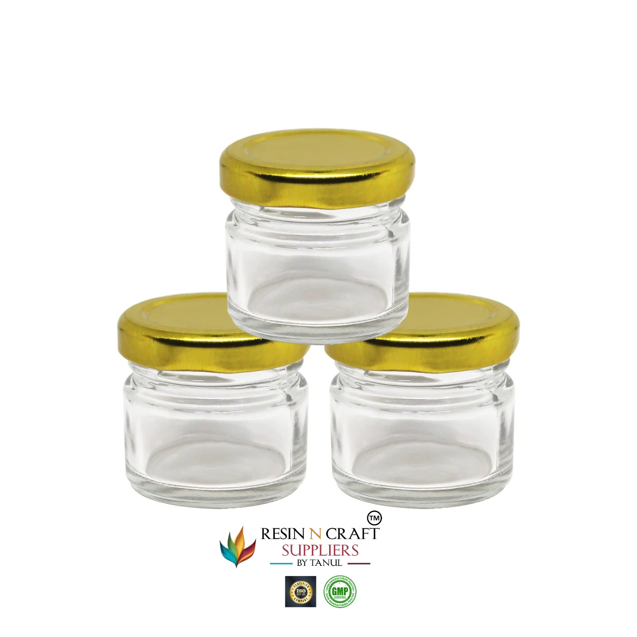 Premium Hamper Combo Set – Tray + 8 Glass Jars 30 ml (WTR02 + RJ02)