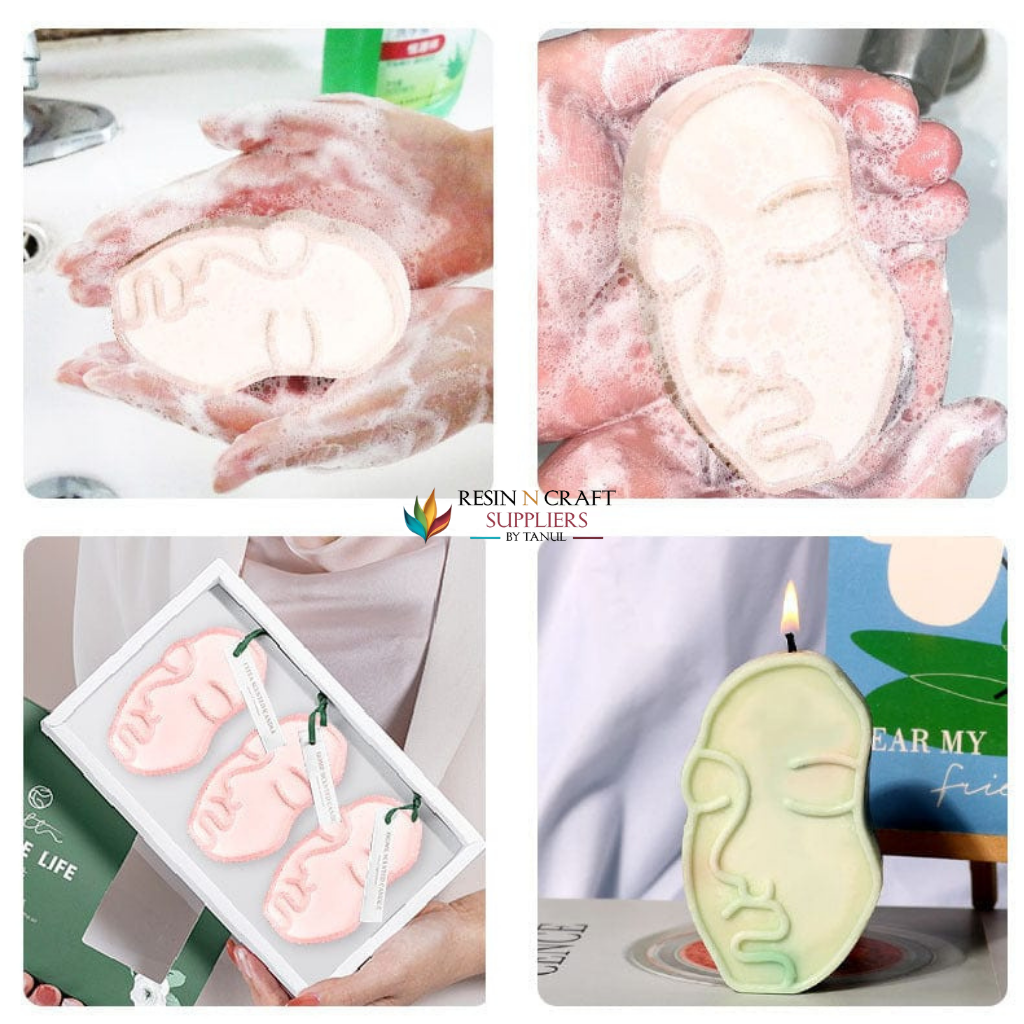 Face Theme Soap & Candle Mould