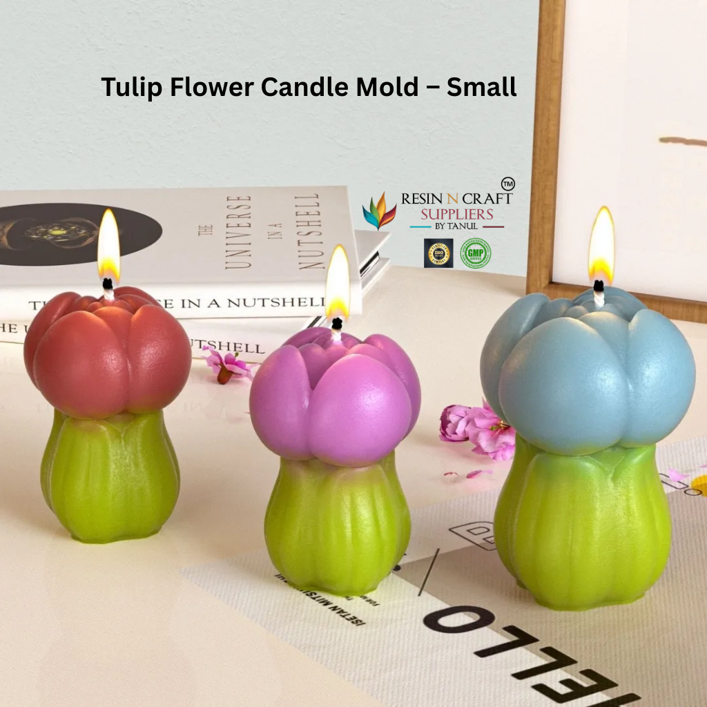 Tulip Flower Candle Mold – Small | Floral Silicone Mold RDI - RRM - 0381M