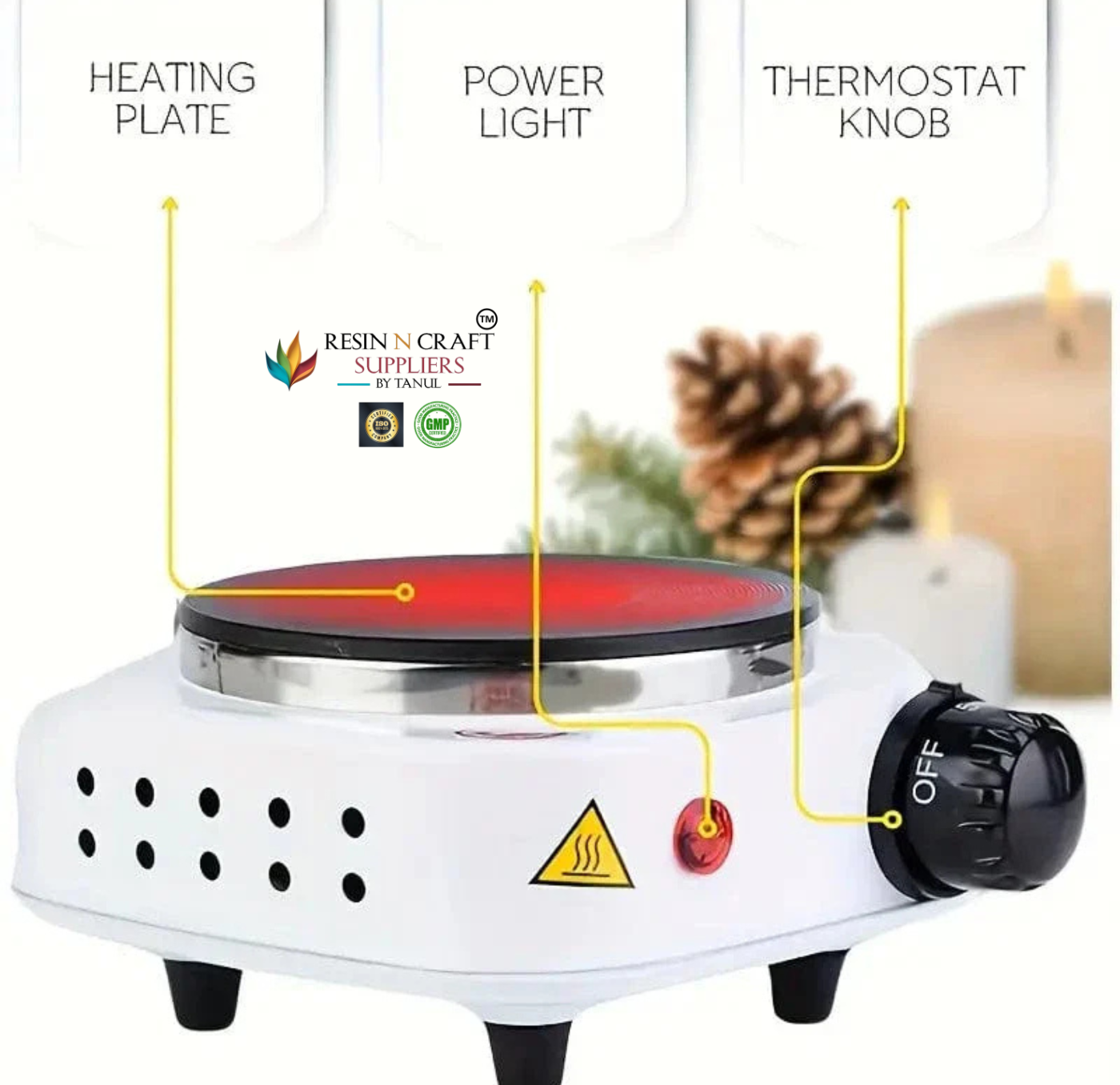 Electric Single Burner Hot Plate / Heater / Melter Tool