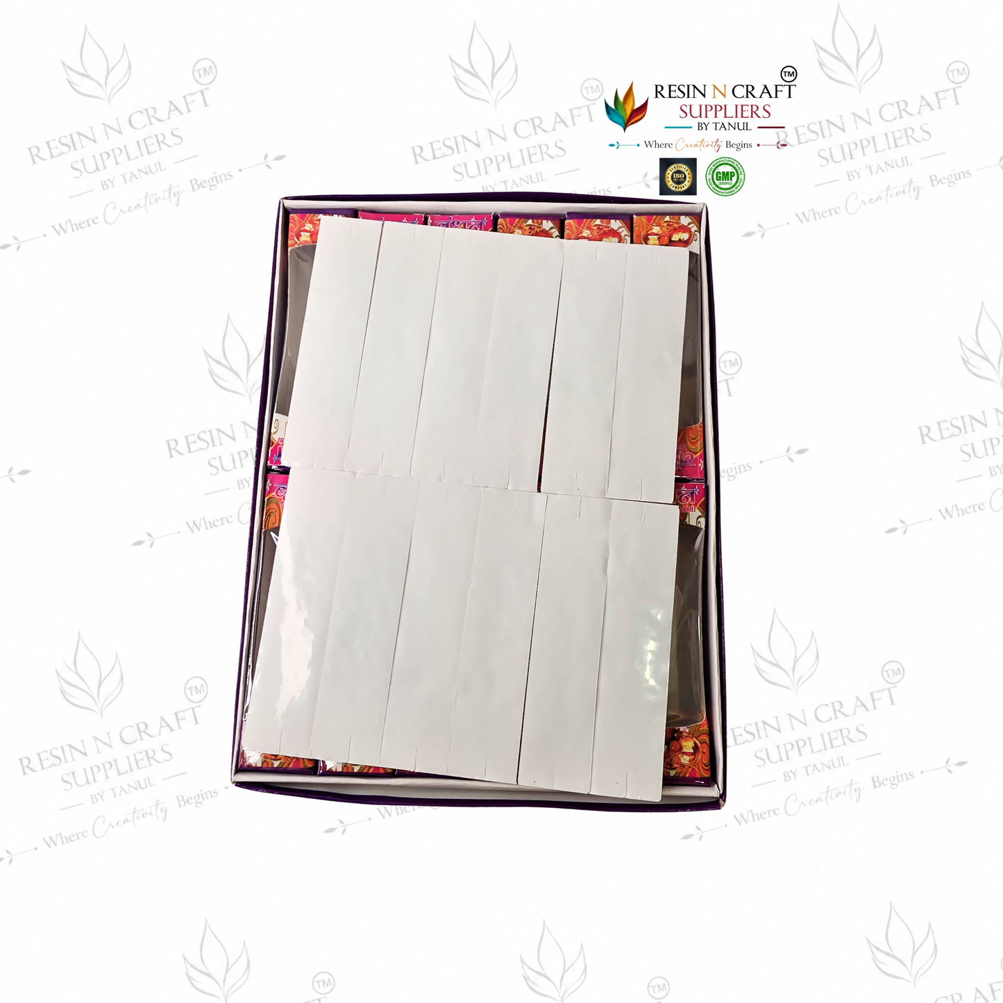 Rakhi / Bracelet Card Box Packing (RKB16) – 12 Box Set for Rakhi Packaging | 4 × 1 Inch Box
