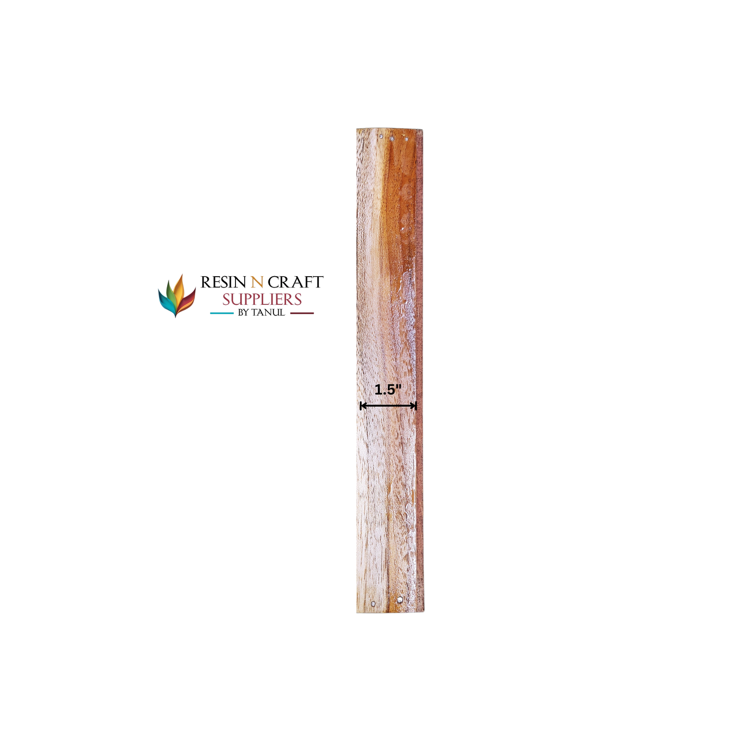 12"x 12" Slider Acrylic With Teakwood Frame & MDF Base