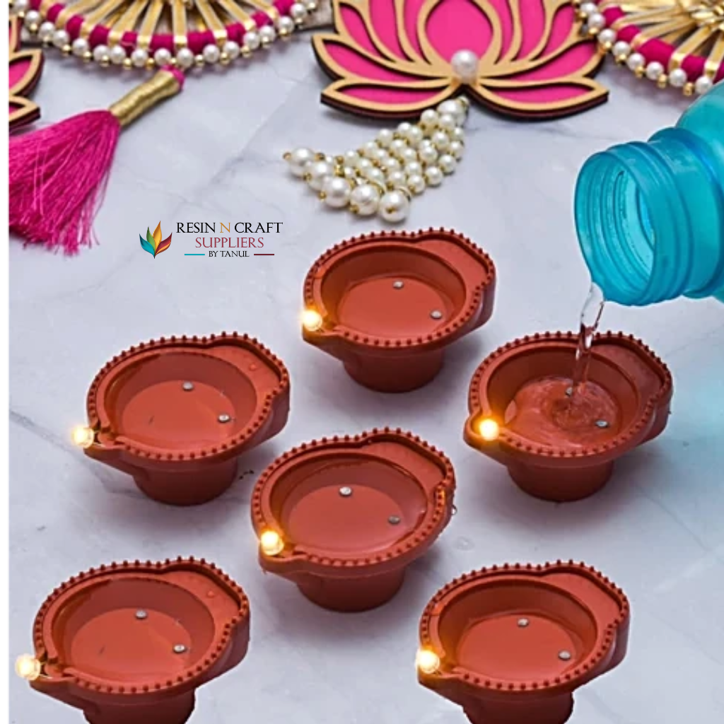 Traditional LED Water Sensor Diya's (6 PC)