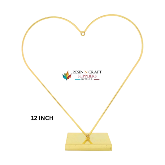 12" Heart Hoop Stand