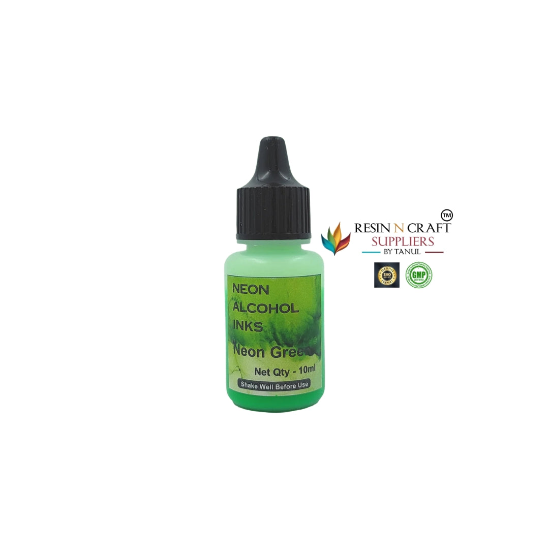 Neon Alcohol Ink – 10g Each | Pack of 6 Colors & Single Colors Available